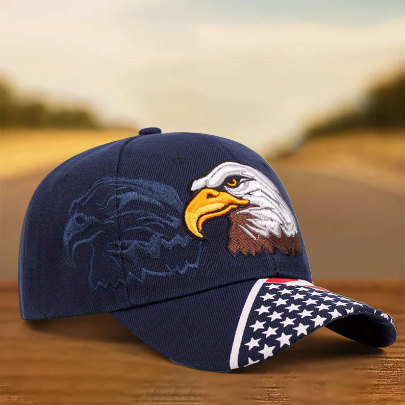 Patriotic Eagle Baseball Cap
