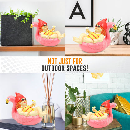 🎁Garden Gnome Statue on Flamingo