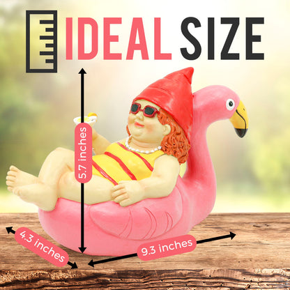 🎁Garden Gnome Statue on Flamingo