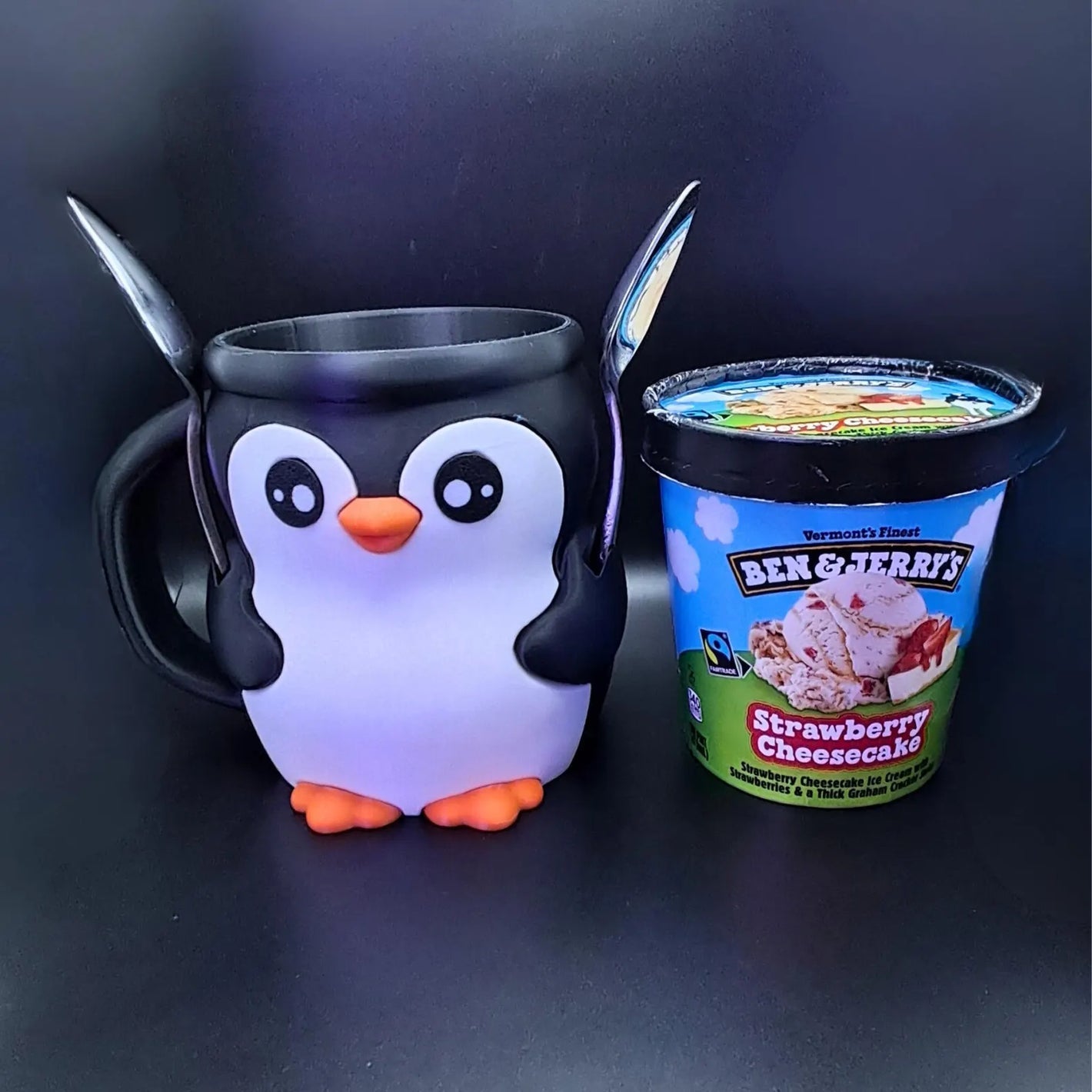 (🎁Last Day 49% OFF)🐮Ferdinand, the Highland Cow Ice Cream Pint Holder🍨🍦🍧