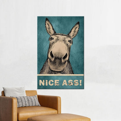 Funny Animal Poste -Vintage Bathroom Wall Art