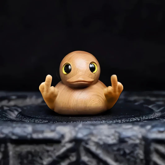 🤣🦆Funny Handmade Middle Finger Duck