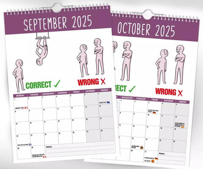 How to talk to small people – 2025 Wall Calendar - Funny - Quirky - Christmas