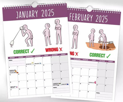 How to talk to small people – 2025 Wall Calendar - Funny - Quirky - Christmas