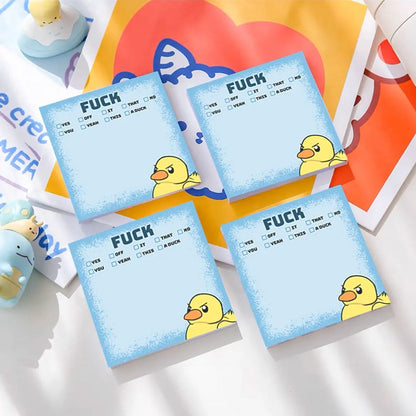 🥰Best Christmas Gift - 🤣Funny Sassy Duck Sticky Notes🎁
