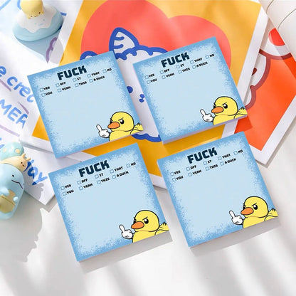 🤣Funny Middle Finger Duck Sticky Notes💥