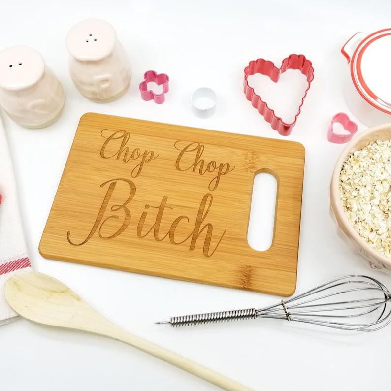🎁Chop Chop Bitch - Funny Cutting Board🤣