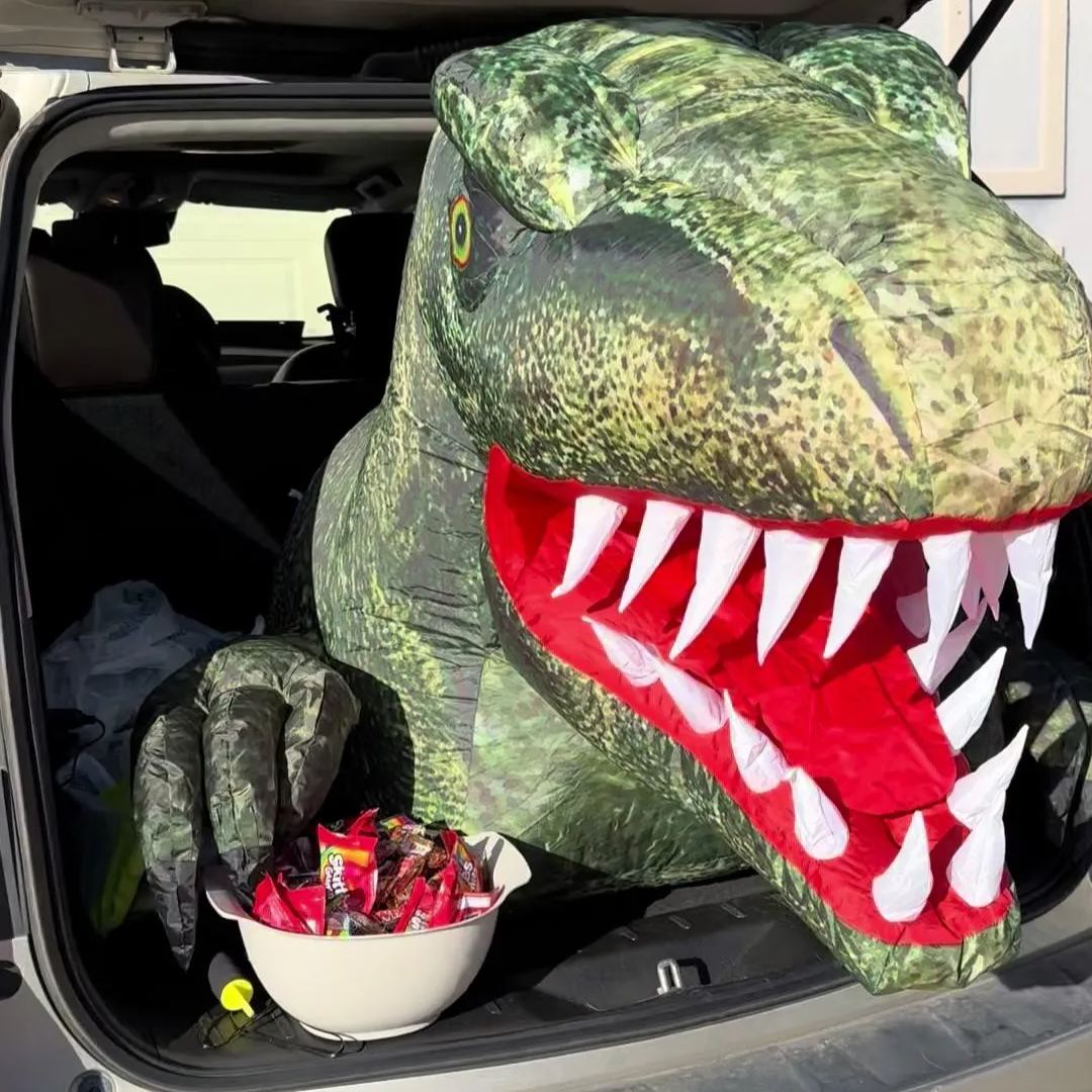 🎃Dinosaur Trunk or Treat Halloween Inflatable 👻