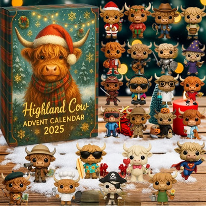 Highland Cow Advent Calendar 2025 🐮🎄--24 Days of Surprises
