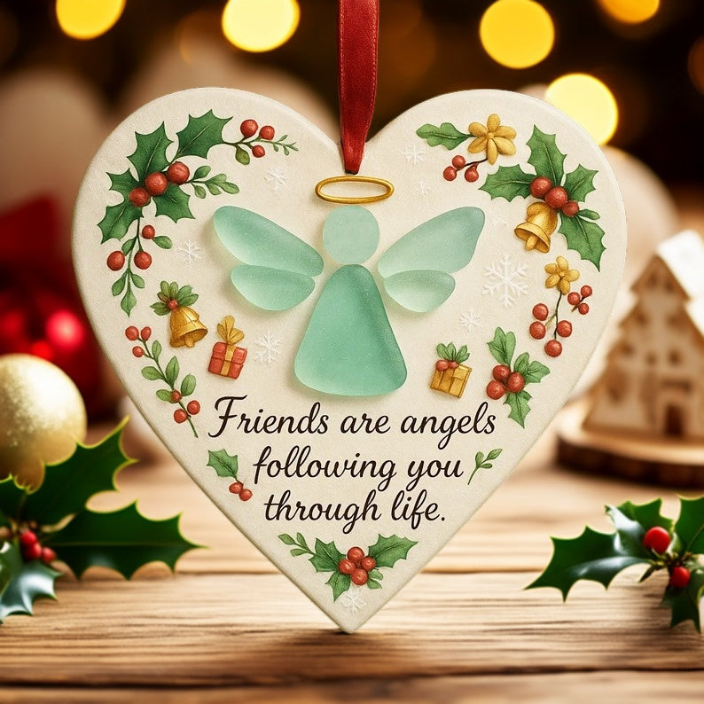 Heart - Shaped Memorial & Friendship Ornaments 🎄❤️
