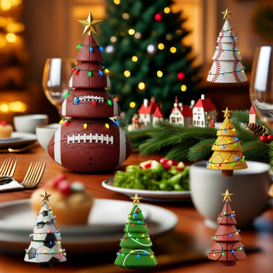 🏈🏆 Sporty Christmas Tree – Celebrate the Holidays Like a True Fan!