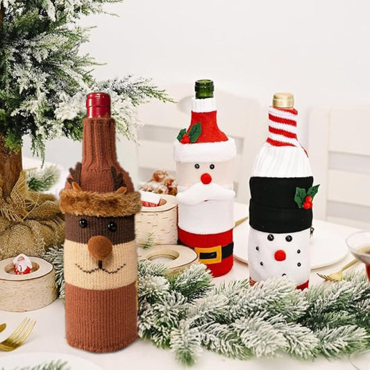 🍷Christmas Wine Bottle Creative Decoration