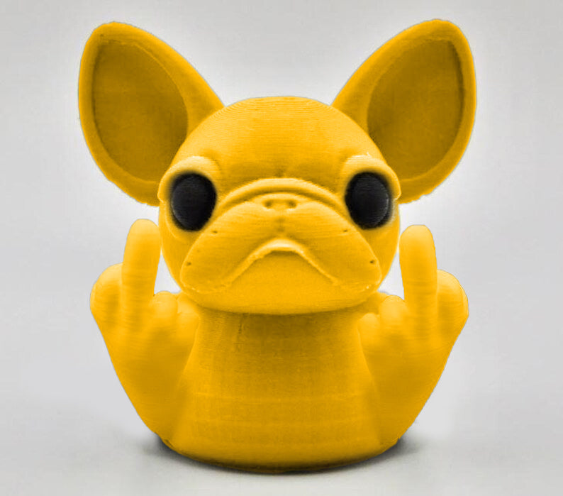 🤣Middle Finger French Bulldog Duck