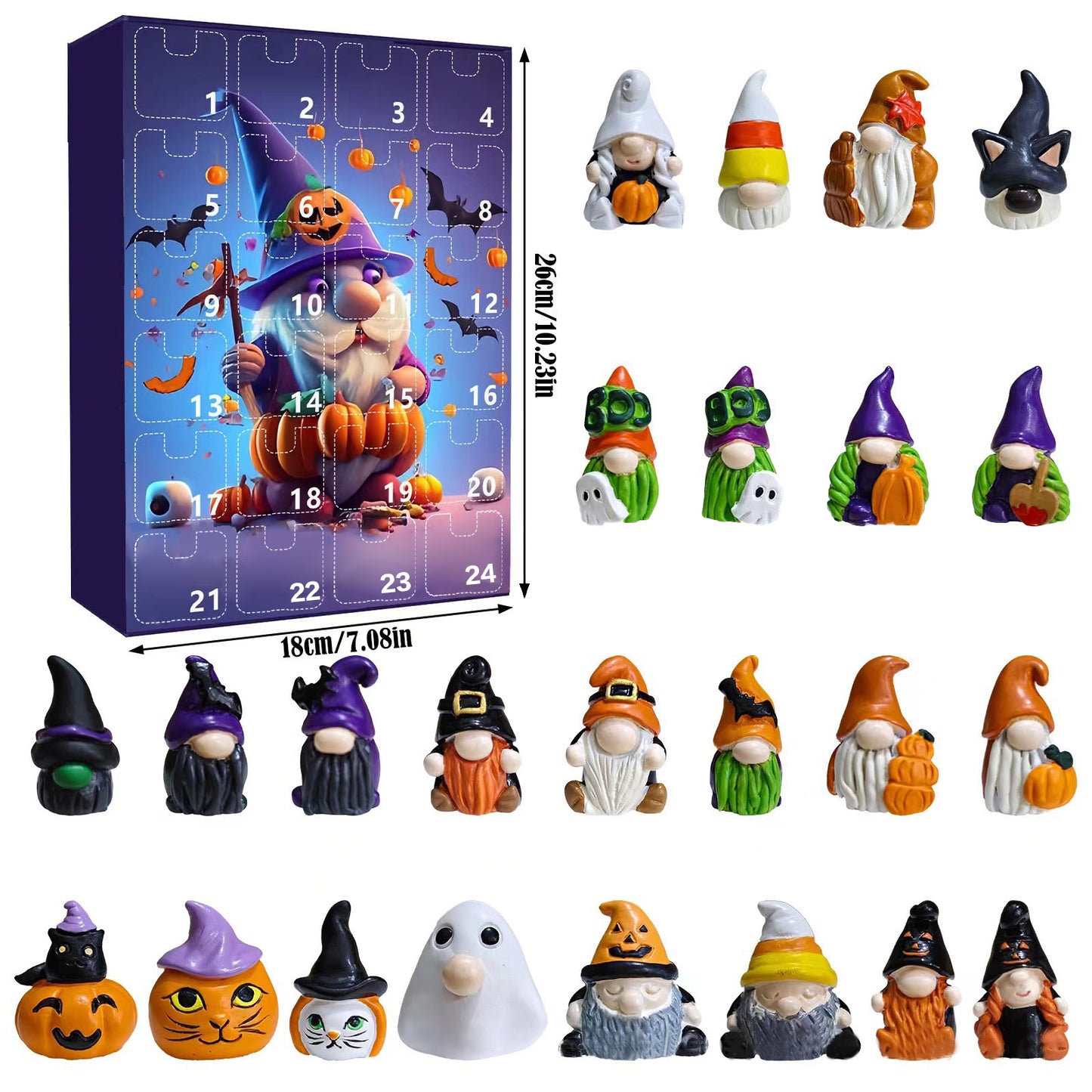 🎃2024 Halloween Gnome Advent Calendar