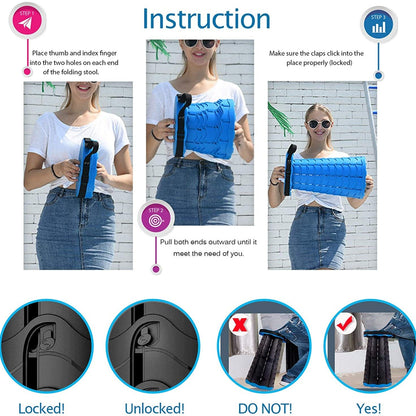 🎁New Year Hot Sale💥 2023 Upgraded Retractable Folding Stool