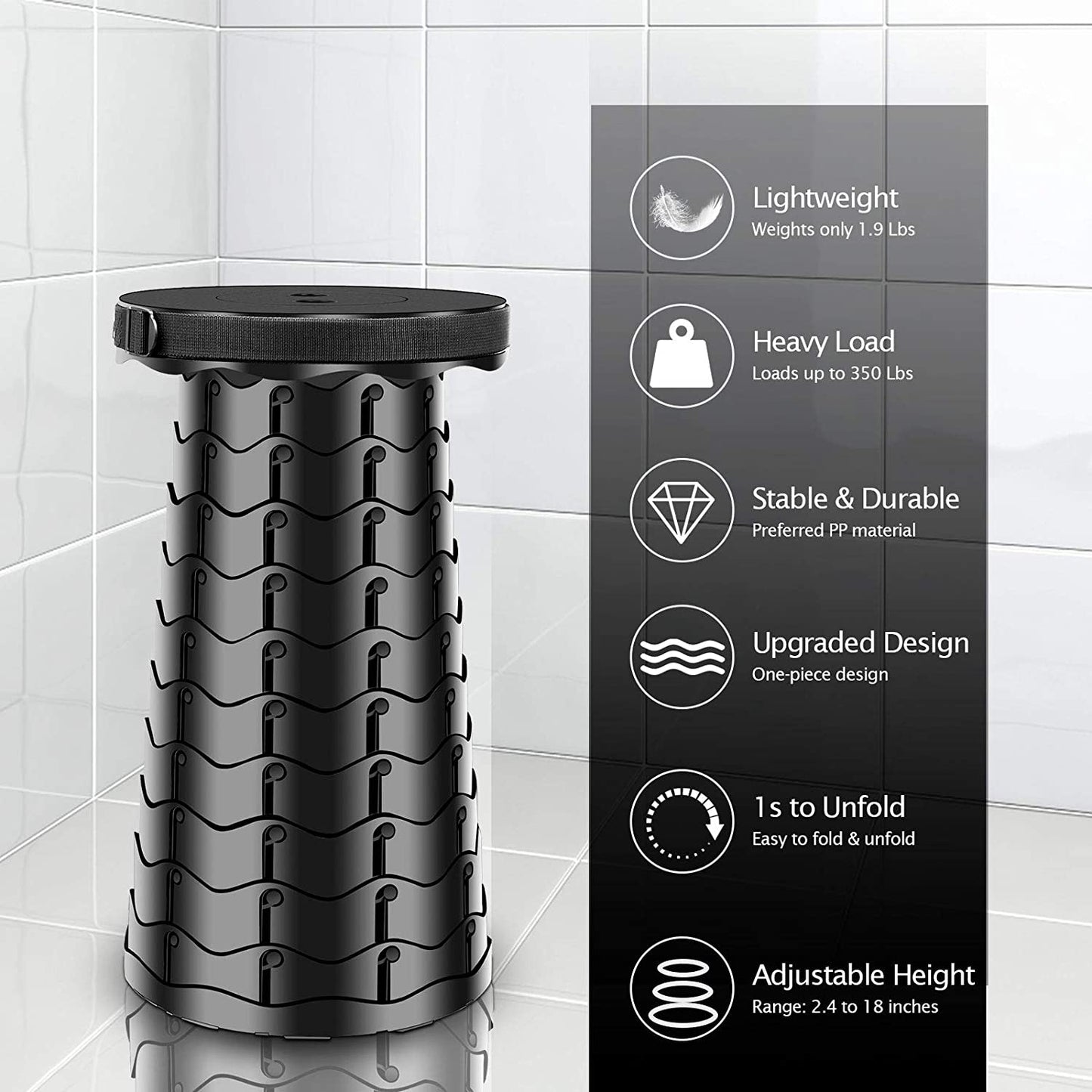 🎁New Year Hot Sale💥 2023 Upgraded Retractable Folding Stool