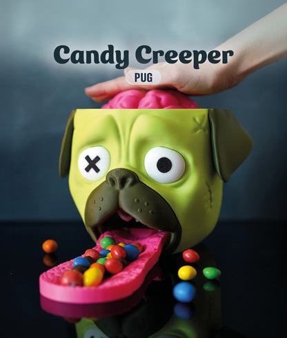 Candy Creeper 🧟🐶 Zombie Pug Candy Dispenser