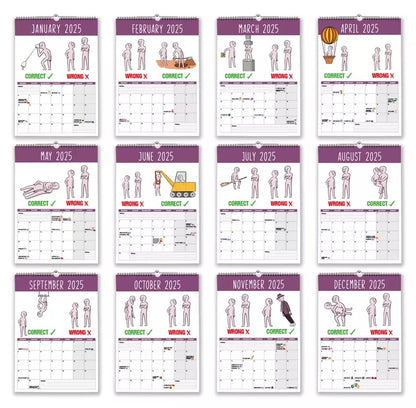 How to talk to small people – 2025 Wall Calendar - Funny - Quirky - Christmas